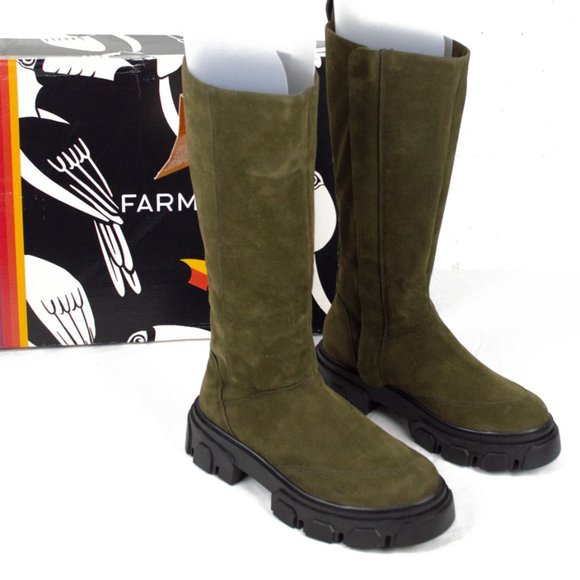 FARM Rio Knee High Lug Sole Boot - Picture 6 of 16